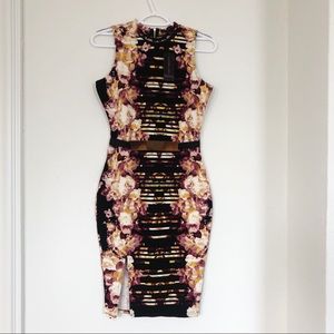 NWT | Material Girl Printed Bodycon Dress | Size S